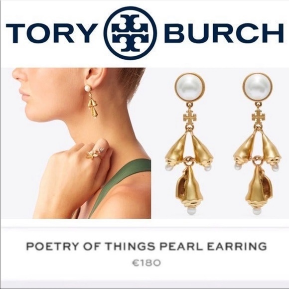 ToryBurch Poetry Of Things Pearl Earring - Picture 8 of 8